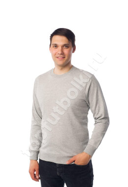 Серый меланж свитшот мужской Серый меланж свитшот мужской