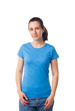 Лазурная женская футболка Лазурная женская футболка